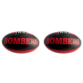 2PK Regent 12in Midi Footbal Essendon Bombers Soft Touch Indoor/Outdoor Game