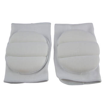 Regent Sports Knee Support Pads Foorball Gear Protector Pair White