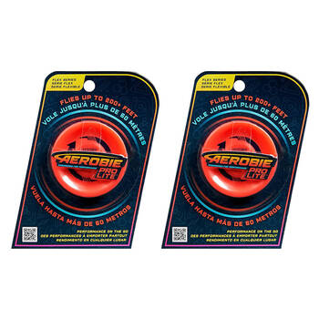 2PK Aerobie Pro Lite Kids Outdoor Game Mini Soft Flying Disc Assorted