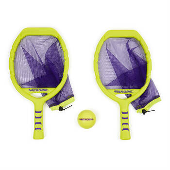 2pc Aerobie Flingo Catch & Throw Paddle Toss w/Ball Kids/Family Outdoor Game 8y+