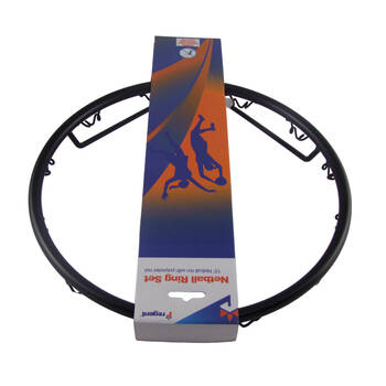 Regent 15in Basketball Hoop Ring Set w/ Net & 10 Hooks Training Shoot Sports