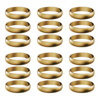 6x 3pc Harrows Supergrip Spare Shaft Rings Sports Accessories Multicoloured