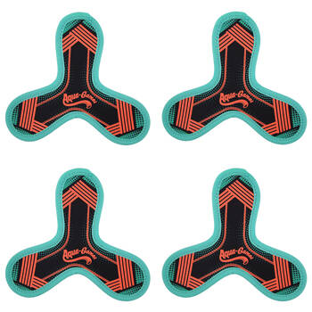 4PK Aqua Play Eva Triangle Flying Disk Pool/Beach Family Outdoor Water Games