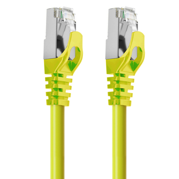 Cruxtec RJ45 LAN CAT7 10GbE 5m Triple Shielding Ethernet Cable - Yellow