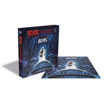 500pc Rock Saws AC/DC Ballbreaker Jigsaw Puzzle 41x41cm