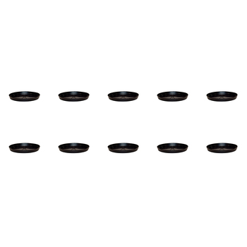 10PK Homeleisure Reko Saucer to Suit 430 Black Garden 