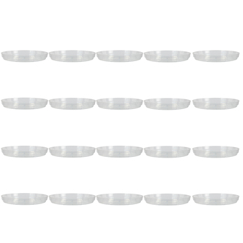 20PK Homeleisure Reko Saucer to Suit 140 Clear Garden 