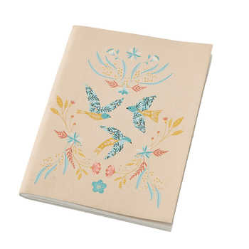 80pgs Pilbeam Living Maia Recycled Cotton Notebook 20x15cm