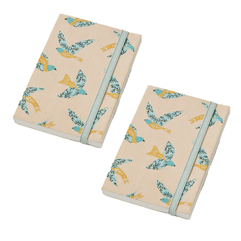 2PK Pilbeam Living Maia Pocket Recycled Cotton Notebook 10x15cm