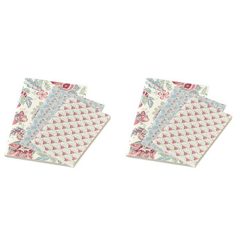 2PK 3pc Pilbeam Living Indienne 50-Pages Notebooks Set Writing Stationery