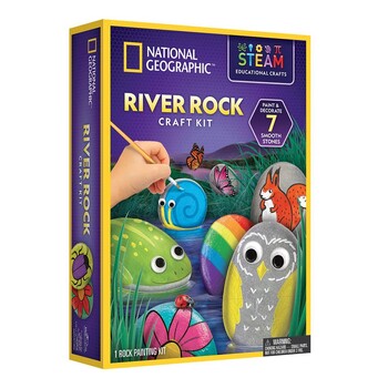National Geographic River Rock Craft Kit Kids Activity Toy 8+