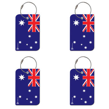 4PK Retreev Australia Travel Bag Smart Tag Luggage Suitcase Name Card w/ QR
