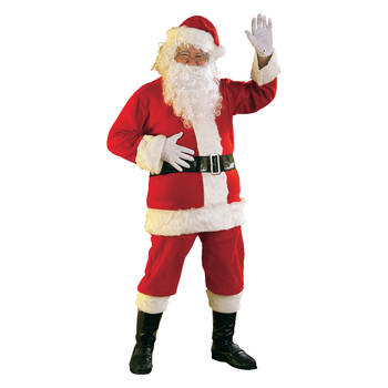 Rubies Santa Suit Costume Party Dress-Up - Classic Size Standard