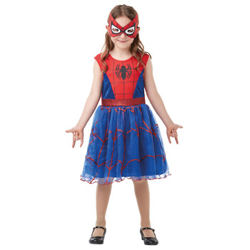 Marvel Spider Girl Deluxe Tutu Kids Dress Up Costume - Size 4-6