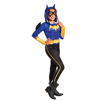 Rubies Batgirl Dcshg Kids Classic Dress - Size 6-8 Yrs