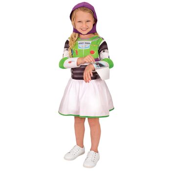 Disney Pixar Buzz Girl Toy Story 4 Classic Baby/Toddler Dress Up Costume - Size Toddler