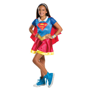 Dc Comics Supergirl DCSHG Classic Kids Dress Up Costume- Size 9-12