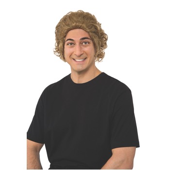Willy Wonka Wig Light Brown Curly Hair Costume - Adult