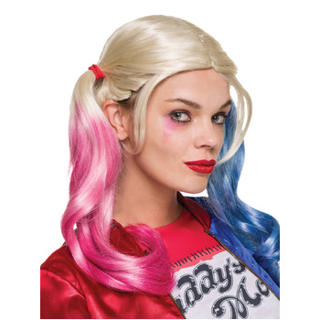 DC Comics Suicide Squad Harley Quinn Pigtails Wig Adult