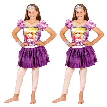 2PK Disney Rapunzel Princess Kids/Girls Top - Size 6+