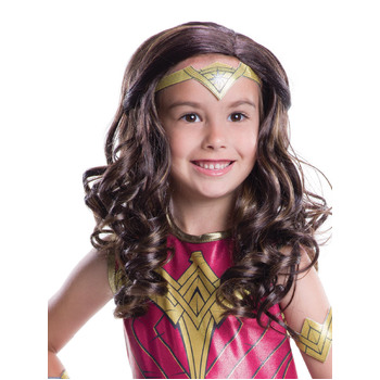 Rubies DC Comics Wonder Woman Child Wig 7557 Party Accessory
