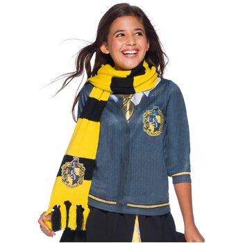 Harry Potter Hufflepuff Deluxe Scarf Adult/Unisex One Size Costume