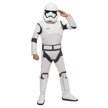 Star Wars Stormtrooper Deluxe Kids Boys Dress Up Costume - Size 3-5 Yrs