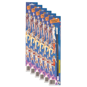 6PK Pretend Cigarette Holder Accessory For 1920s Flapper Costume