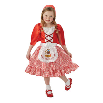 Rubies Red Riding Hood Girls Dress Up Costume - Size 6-8 YRS