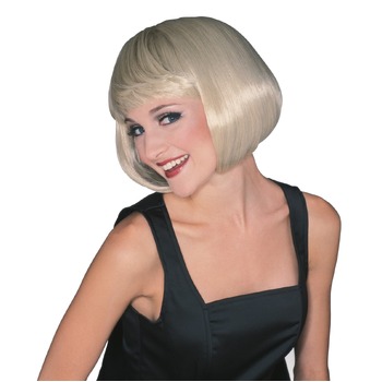 Supermodel Short Blonde Hair Wig Costume Accessory Adult