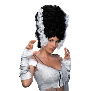 Monster Bride Wig Adult Halloween Party Hair Costume Accessory
