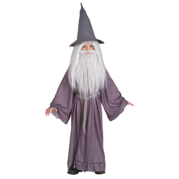 Lord Of The Rings Gandalf Wig & Beard Set Kids Halloween Costume