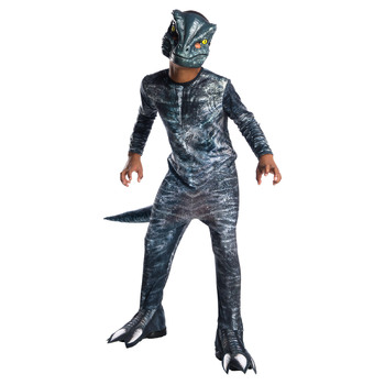 Rubies Velociraptor Blue Jw 3 Dominion Kids Boys Dress Up Costume - Size 3-5 Yrs