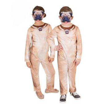 Rubies Pug Dog Unisex Dress Up Costume - Size 6-8y