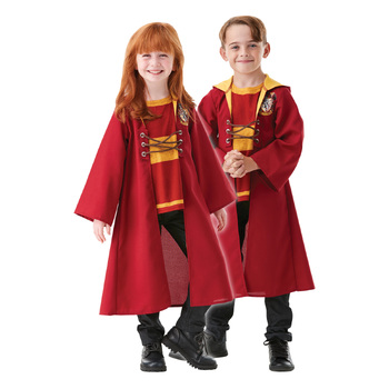 Harry Potter Quidditch Hooded Robe Dress Up Costume - Size 6+