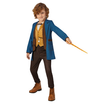 Harry Potter Newt Scamander Deluxe Boys Dress Up Costume - Size 6-8y