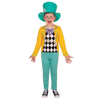 Disney Mad Hatter Boys Classic Dress Up Costume - Size 3-5