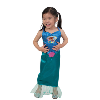 Disney Ariel Tlm Live Action Costume Party Dress-Up - Size Toddler