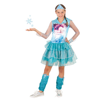 Rubies Elsa Hooded Kids Girls Dress Up Costume - Size 9-11
