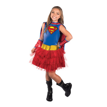 Dc Comics Supergirl Opp Dress Up Costume - Size 4-6