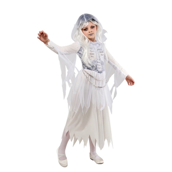 Rubies Ghostly Girl Costume Party Dress-Up - Size 6-8y
