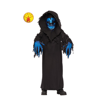 Rubies Skull Phantom Costume Party Dress-Up - Size 6-8y