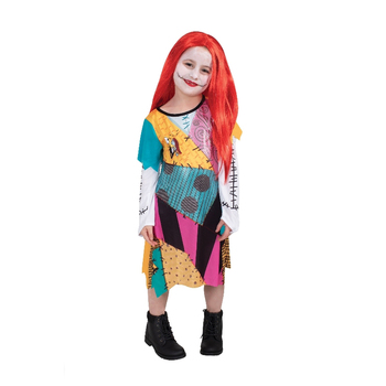 The Nightmare Before Christmas Sally Finkelstein Deluxe Costume Party Dress-Up - Size 3-5y
