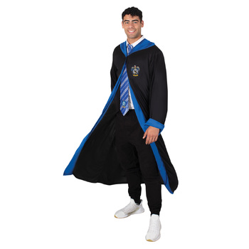 Harry Potter Ravenclaw Adult Robe Mens Party Costume Size STD