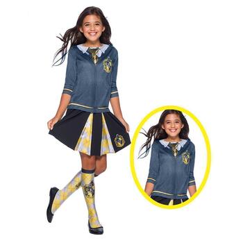 Harry Potter Hufflepuff Dress Up Costume Top - Size 5-7y