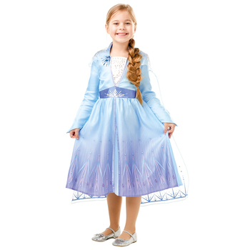 Disney Elsa Frozen 2 Classic Costume Party Dress-Up - Size 9-10y