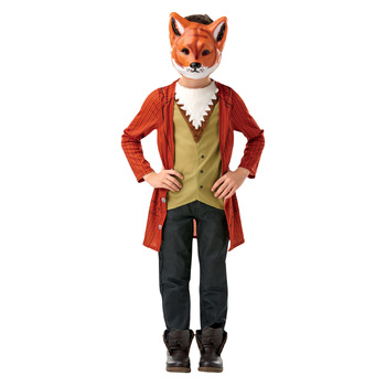 Rubies Mr Fox Deluxe Boys Dress Up Costume - Size 9-10 Yrs