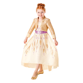 Disney Anna Frozen 2 Prologue Dress Up Costume - Size 4-6y
