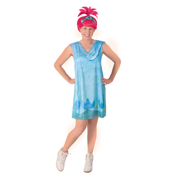 Rubies Poppy Trolls 2 Adult Womens Dress Up Costume - Size S