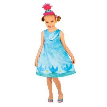 Rubies Poppy Trolls 2 Dress Up Costume - Size 4-6y
